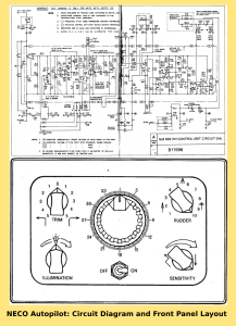 NECO Autopilot: Circuit Diagram and Front Panel Layout